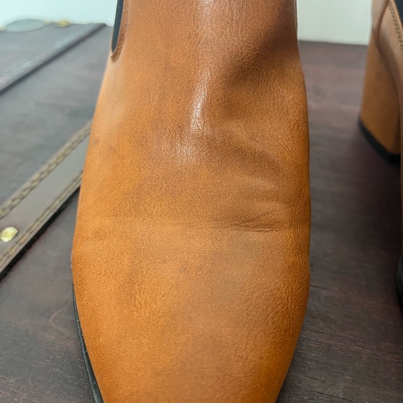 Brown Chelsea Ankle Booties - Picture 10 of 11